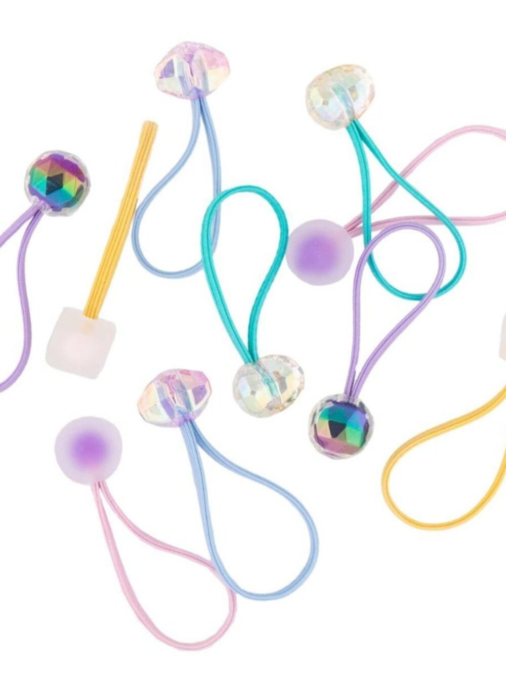 Hair Elastic 10Pc Box Set - Frost